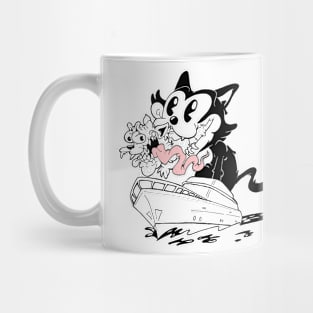 the uninvited kitty Mug